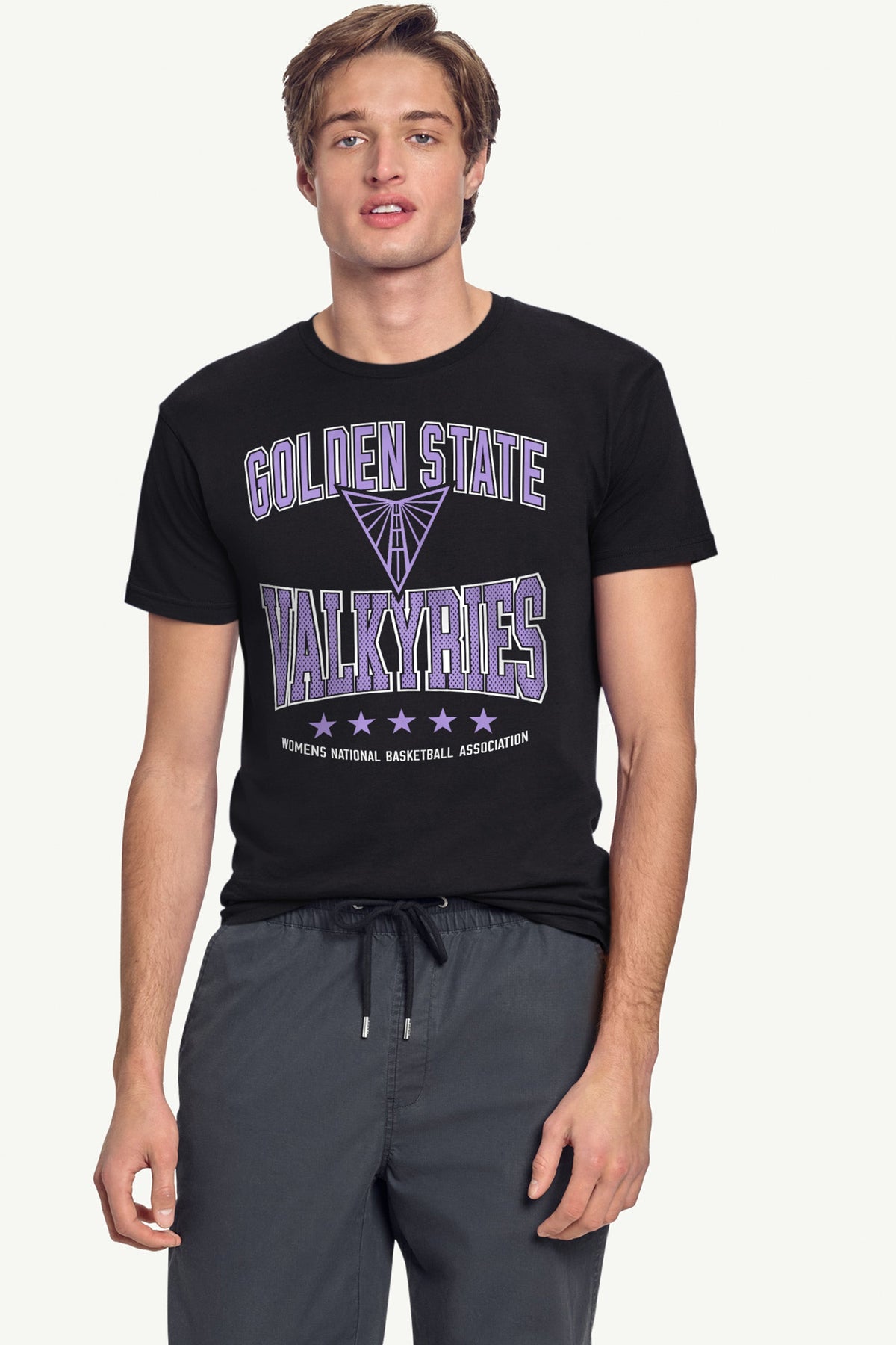 Starter MENS WNBA GOLDEN STATE VALKYRIES CENTER SQUEEZE T SHIRT