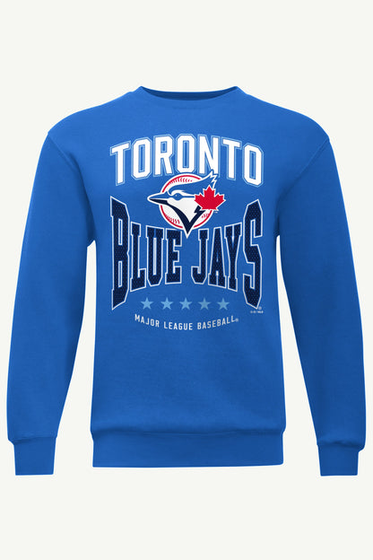 Starter MENS TORONTO BLUE JAYS CENTER SQUEEZE SWEATSHIRT