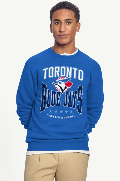 Starter MENS TORONTO BLUE JAYS CENTER SQUEEZE SWEATSHIRT