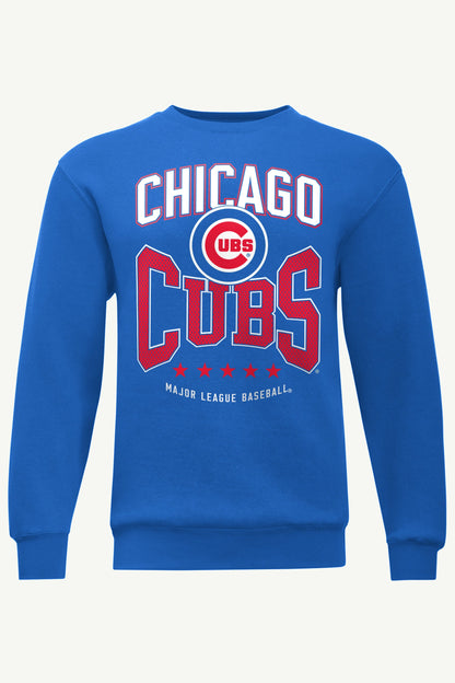 Starter MENS CHICAGO CUBS CENTER SQUEEZE SWEATSHIRT