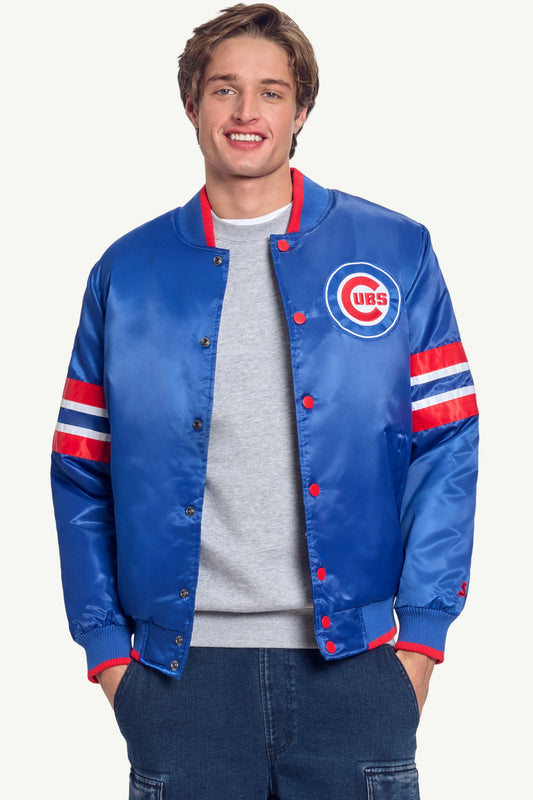 Starter MENS CHICAGO CUBS SATIN JACKET
