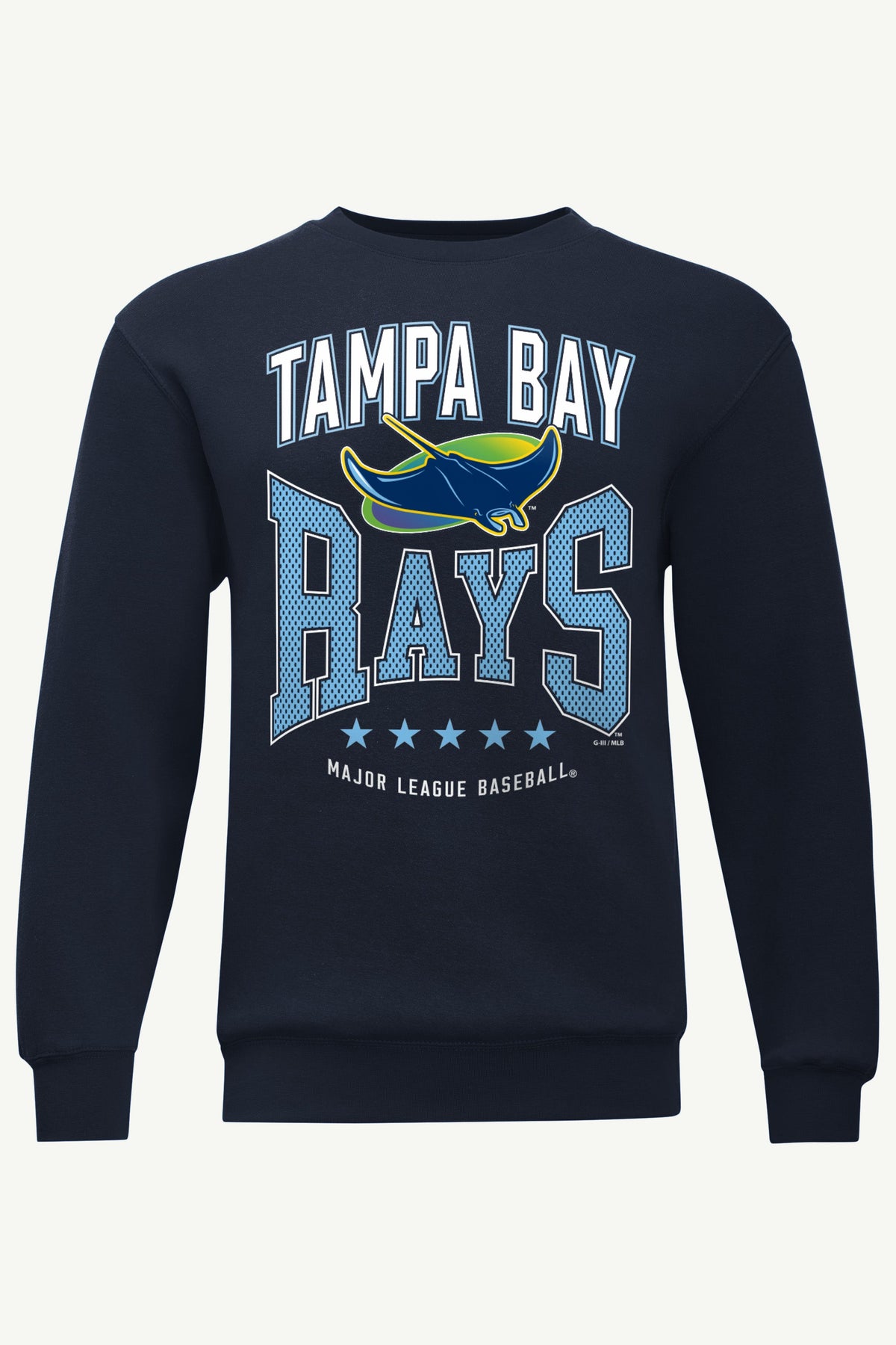 Starter MENS TAMPA BAY RAYS CENTER SQUEEZE SWEATSHIRT