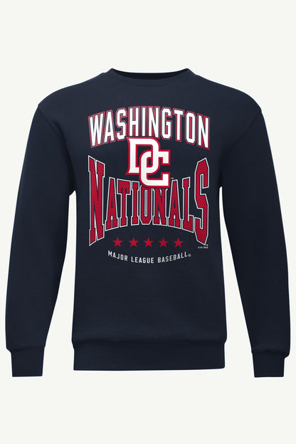 Starter MENS WASHINGTON NATIONALS CENTER SQUEEZE SWEATSHIRT