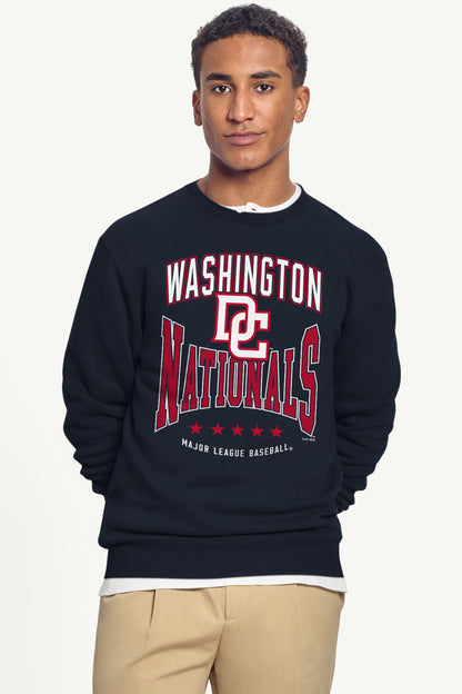 Starter MENS WASHINGTON NATIONALS CENTER SQUEEZE SWEATSHIRT