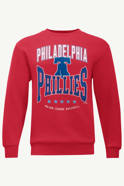 Starter MENS PHILADELPHIA PHILLIES CENTER SQUEEZE SWEATSHIRT