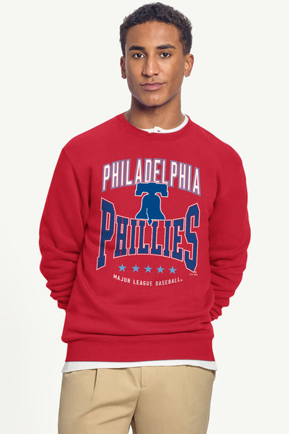 Starter MENS PHILADELPHIA PHILLIES CENTER SQUEEZE SWEATSHIRT