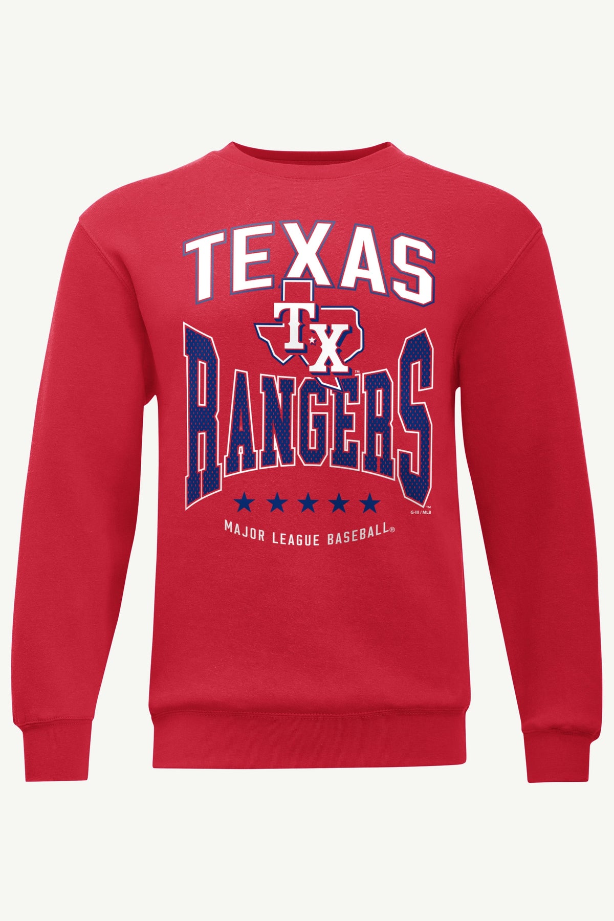 Starter MENS TEXAS RANGERS CENTER SQUEEZE SWEATSHIRT