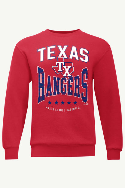 Starter MENS TEXAS RANGERS CENTER SQUEEZE SWEATSHIRT