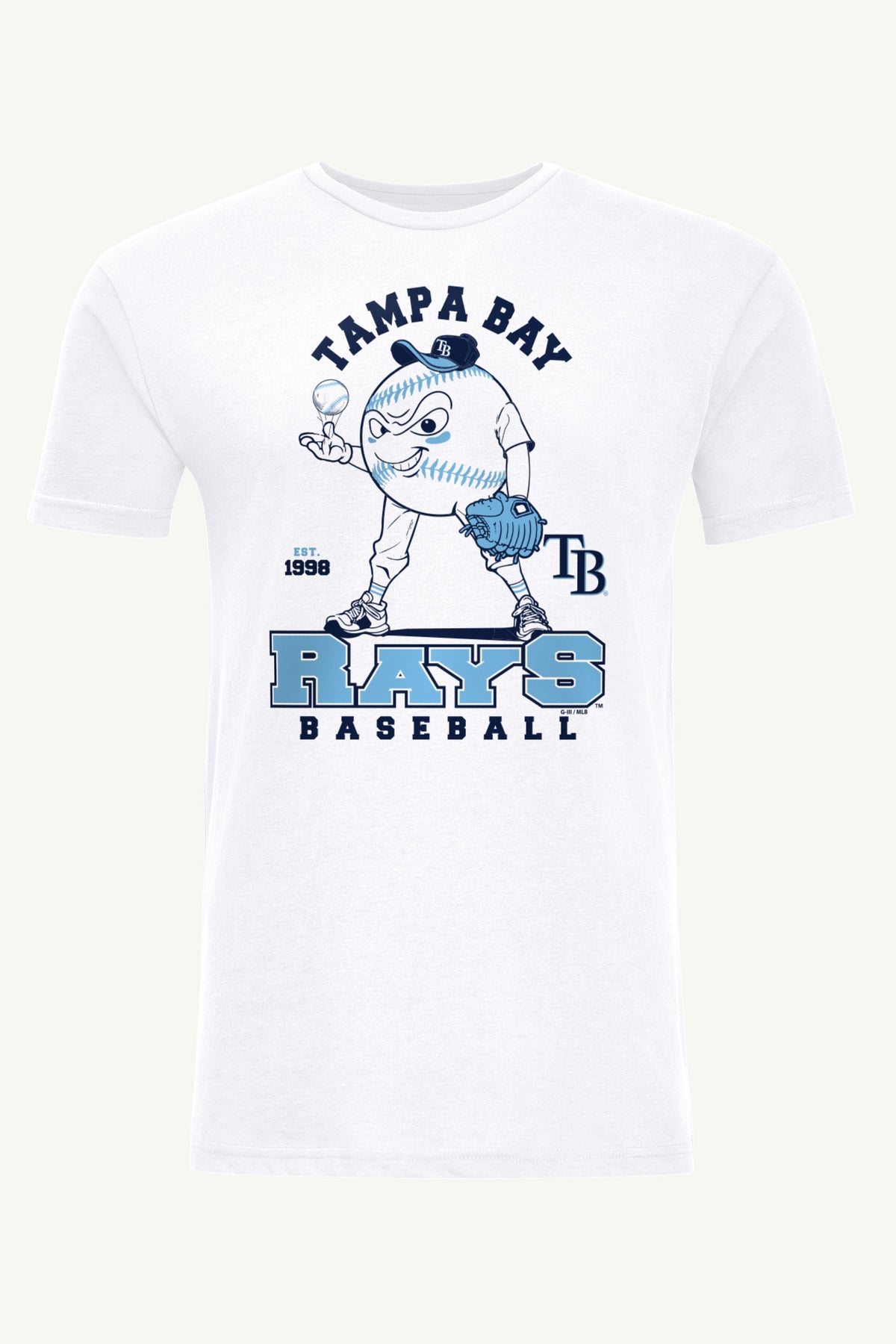 Starter MENS TAMPA BAY RAYS BASEBALL CHARACTER SHORT SLEEVE T SHIRT