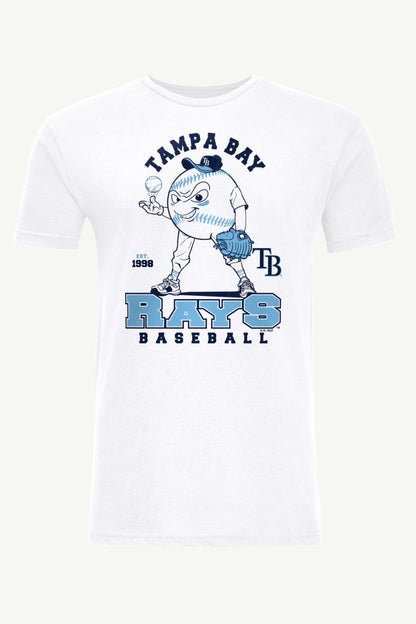 Starter MENS TAMPA BAY RAYS BASEBALL CHARACTER SHORT SLEEVE T SHIRT