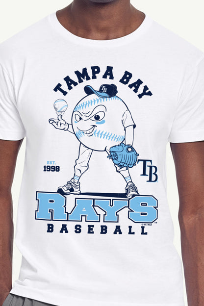 Starter MENS TAMPA BAY RAYS BASEBALL CHARACTER SHORT SLEEVE T SHIRT
