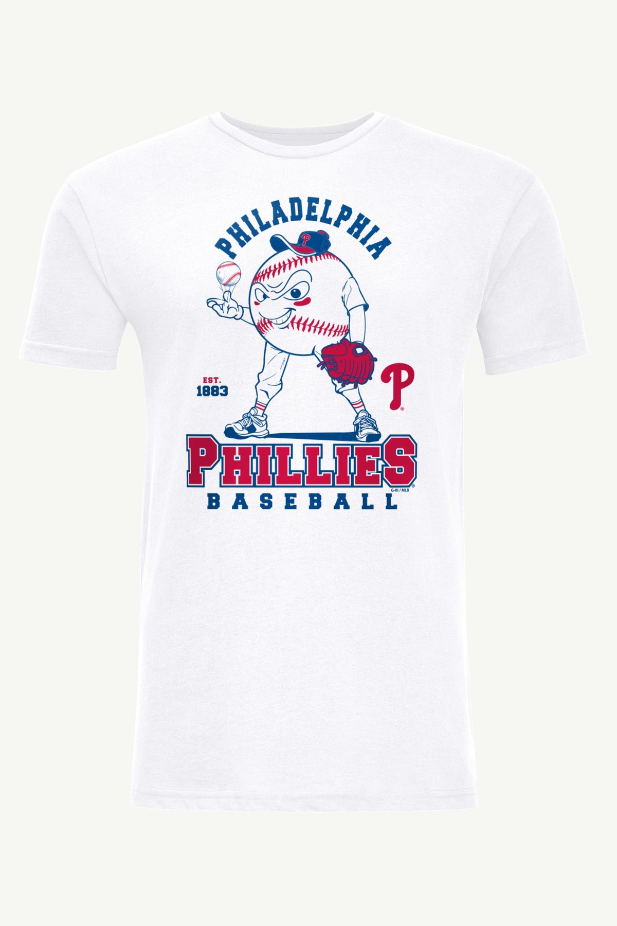 Starter MENS PHILADELPHIA PHILLIES BASEBALL CHARACTER SHORT SLEEVE T SHIRT