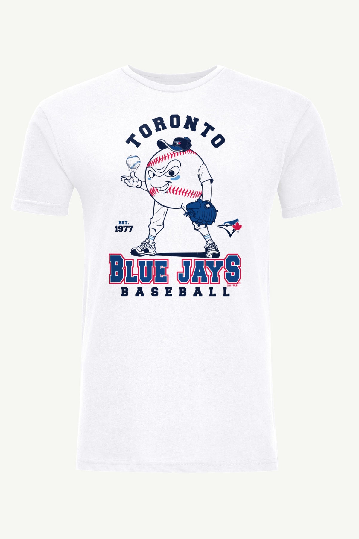Starter MENS TORONTO BLUE JAYS BASEBALL CHARACTER SHORT SLEEVE T SHIRT