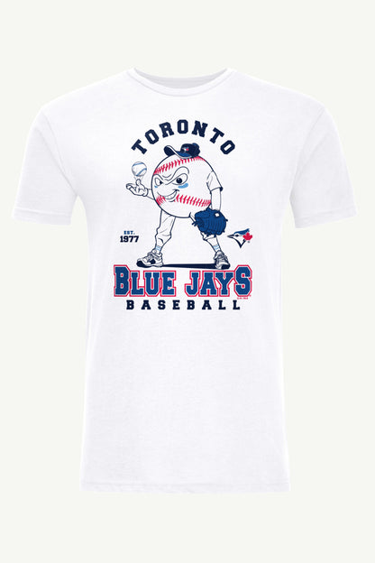 Starter MENS TORONTO BLUE JAYS BASEBALL CHARACTER SHORT SLEEVE T SHIRT