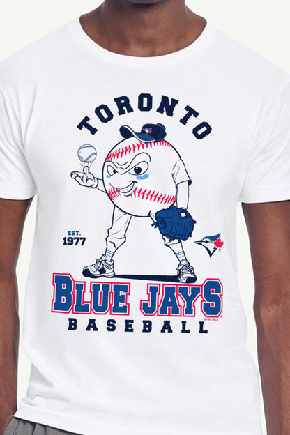 Starter MENS TORONTO BLUE JAYS BASEBALL CHARACTER SHORT SLEEVE T SHIRT