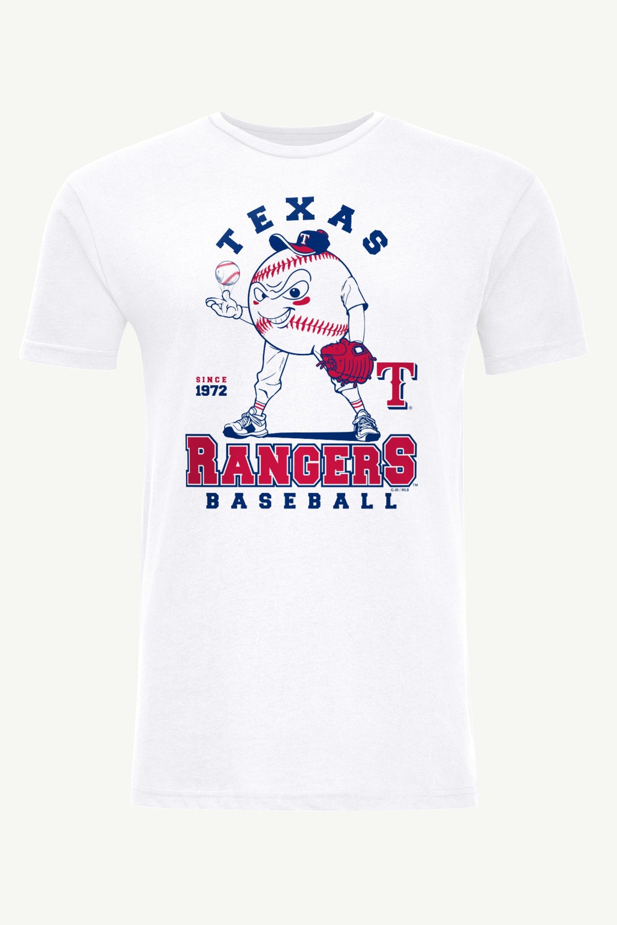 Starter MENS TEXAS RANGERS BASEBALL CHARACTER SHORT SLEEVE T SHIRT